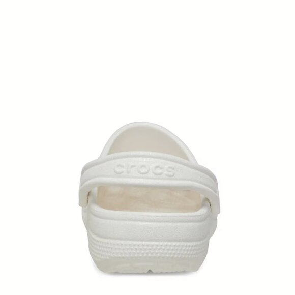 NEW Crocs - Women's Size 10, Classic Glitter Clog - White - Picture 2 of 7